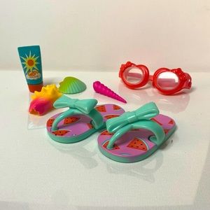AMERICAN GIRL - cute beach accessory set ( for American girl size only) ☀️🌊🏝🏖